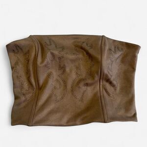 Originality Women's Brown and Tan Corset